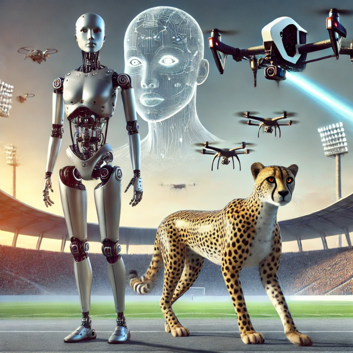 AI Breakthroughs, Robotic Cheetahs, Drone Wars & Stadium Security