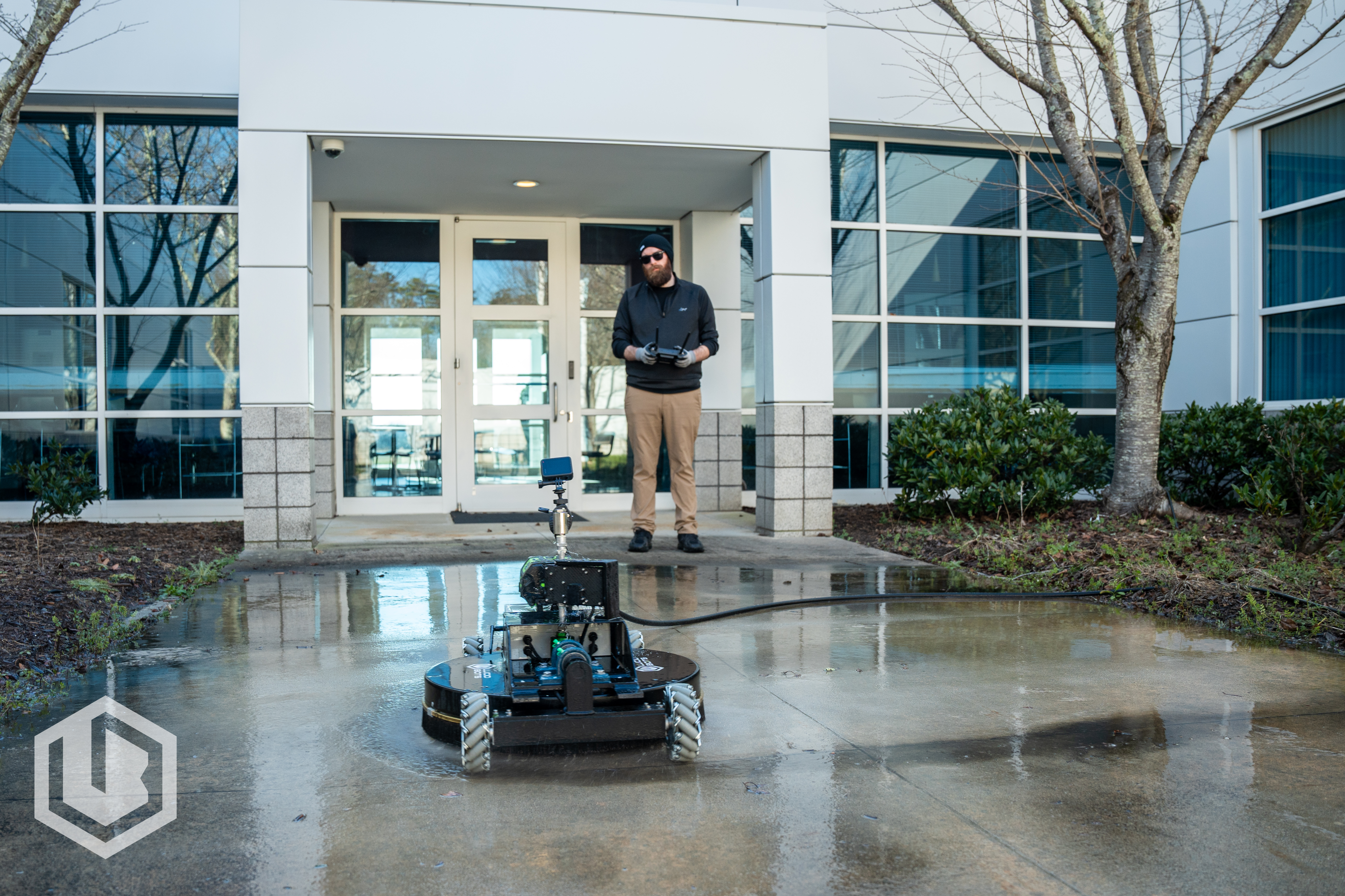 Commercial Facility Maintenance with the Sherpa Drone and Lavo Bot